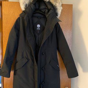 WOMENS CANADA GOOSE COAT FUR TRIM HOOD (DETACHABLE)